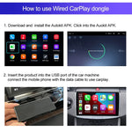 Navigation voiture pour Android / Apple Carplay Module Bluetooth sans fil Adaptateur Carplay USB pour smartphone, CPC200-Autokit