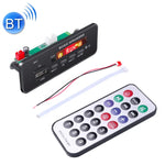 Module décodeur audio MP3 12 V 2 x 3 W pour voiture, radio FM, TF, USB, AUX 3,5 mm, avec Bluetooth, fonction d'appel d'enregistrement et télécommande, 12 V