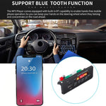 Module décodeur audio MP3 12 V 2 x 3 W pour voiture, radio FM, TF, USB, AUX 3,5 mm, avec Bluetooth, fonction d'appel d'enregistrement et télécommande, 12 V