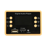 Carte décodeur MP3 audio à écran couleur 5 V pour voiture, avec radio FM, lecteur de carte TF/USB, fonction Bluetooth et télécommande, 5 V