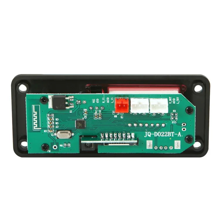 Décodeur audio MP3 Bluetooth 5.0 pour voiture, écran couleur 5 V, radio FM, carte TF, USB, AUX 3,5 mm, avec télécommande, 5 V