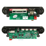 Lecteur MP3 audio 12V 2x3W pour voiture avec décodeur, radio FM, USB, prise jack 3,5mm, Bluetooth, fonction d'appel/enregistrement, amplificateur de puissance et télécommande, 12V