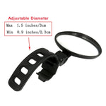 Miroir convexe grand angle réglable universel 360° pour guidon de vélo, miroir de vue arrière de cyclisme