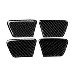 4 PCS Car Carbon Fiber Door Bowl Decorative Sticker for Chevrolet Cruze 2009-2015, Left and Right Drive Universal, Door Bowl