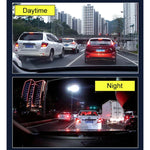 3 en 1, écran 4 pouces, grand angle de 170 degrés, vision nocturne, DVR de voiture HD 1080p, support de détection de mouvement / G-Sensor