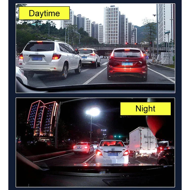 3 en 1, écran 4 pouces, grand angle de 170 degrés, vision nocturne, DVR de voiture HD 1080p, support de détection de mouvement / G-Sensor