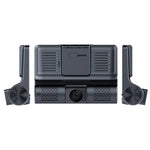 3 en 1, écran 4 pouces, grand angle de 170 degrés, vision nocturne, DVR de voiture HD 1080p, support de détection de mouvement / G-Sensor
