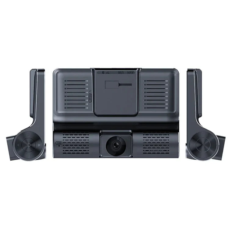 3 en 1, écran 4 pouces, grand angle de 170 degrés, vision nocturne, DVR de voiture HD 1080p, support de détection de mouvement / G-Sensor