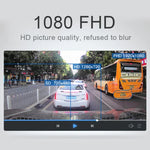 3 en 1, écran 4 pouces, grand angle de 170 degrés, vision nocturne, DVR de voiture HD 1080p, support de détection de mouvement / G-Sensor