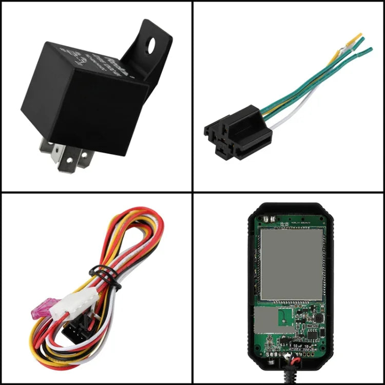 Traceur GPS TK300 4G GPS / GPRS / GSM en temps réel pour voiture, camion, véhicule avec batterie et relais, TK300