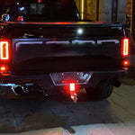 DC12V 1W Car Square Highlight Brake Lights Reversing Light with 15LEDs SMD-3528, Square (Black), Square (Red), Square (Transparent)