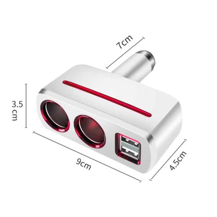 SHUNWEI SD-1918 80W 3.1A Car 2 in 1 Dual USB Charger, SD-1918 (Black), SD-1918
