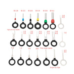 21 in 1 Car Plug Circuit Board Wire Harness Terminal Extraction Pick Connector Crimp Pin Back Needle Remove Tool, 21 in 1