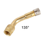 10 PCS Balance Car Inflatable Nozzle Extension Rod Elbow Extension Nozzle, Angle: 135 Degree, 135 Degree