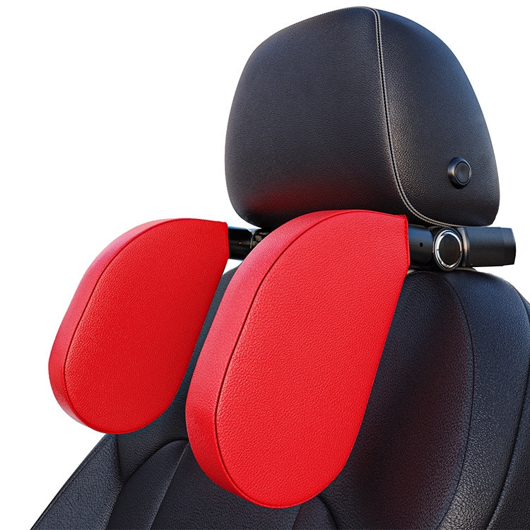 A05 Adjustable Car Auto U-shaped Memory Foam Neck Rest Cushion Seat Pillow with Hook & Mobile Phone Holder, A05 (Beige), A05 (Brown), A05 (Red), A05 (Grey), A05 (Black), A05 (Coffee)