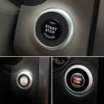 Car Engine Start Key Push Button Ring Trim Sticker Decoration for Infiniti Q50L/QX50/Q70/QX60/Q60, For Infiniti Q50L (Black), For Infiniti Q50L (Blue), For Infiniti Q50L (Red), For Infiniti Q50L (Silver)