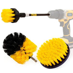 Ensemble de têtes de brosse électrique 4 en 1 pour nettoyage et détartrage de sols, murs, fenêtres en verre, couleur aléatoire, 4 en 1
