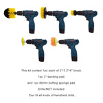 Ensemble de têtes de brosse électrique pour perceuse 12 en 1 pour nettoyage et détartrage de sols, murs, fenêtres et vitres, Livraison couleur aléatoire, 12 en 1, Livraison couleur aléatoire