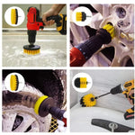 Ensemble de têtes de brosse électrique pour perceuse 37 en 1 pour nettoyage et détartrage de sols, murs, fenêtres et vitres, 37 en 1