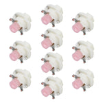 10 PCS B8.4 0.2W DC12V Wedge Instrument Panel COB LED Light Dashboard Gauge Cluster Indicator Lamp Bulb, B8.4 (Ice Blue Light), B8.4 (Blue Light), B8.4 (Pink Light), B8.4 (Green Light), B8.4 (Red Light), B8.4 (White Light), B8.4 (Yellow Light)