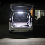 2 PCS ZS-3333 Side Switch Type 12-80V High Bright 108LEDs Car Dome Light Cabin Light Bar, ZS-3333 Side Switch Type