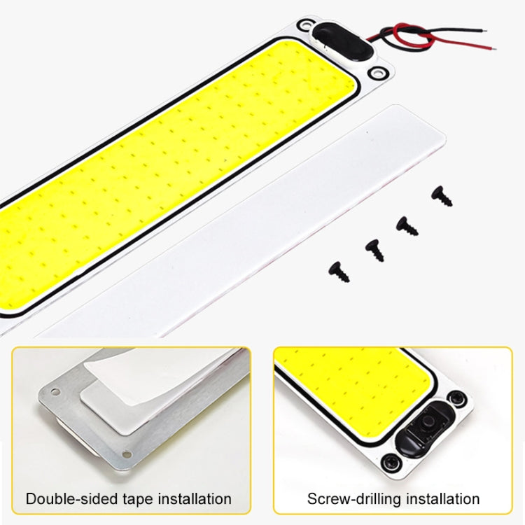 2 PCS ZS-3343 DC12-24V High Bright 108 COB Lamp Beads Car Dome Light Cabin Light Bar, ZS-3343