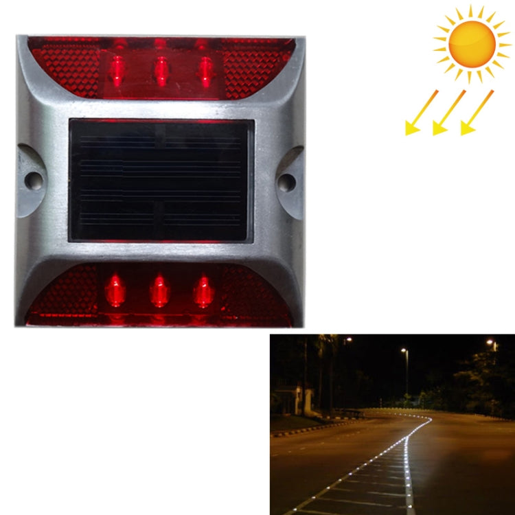 Feu de borne solaire carré, feu de guidage routier, feu de décélération routier, version clignotante lumineuse, version clignotante lumineuse