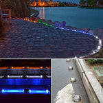 Lampe Solaire de Route en Fer à Cheval, Lampe de Guidage Automobile, Lampe de Décélération Routière, Version Clignotante Lumineuse, Version Clignotante Lumineuse