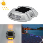 Lampe Solaire de Route en Fer à Cheval, Lampe de Guidage Automobile, Lampe de Décélération Routière, Version Clignotante Lumineuse, Version Clignotante Lumineuse