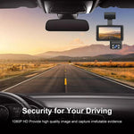 Caméra double avant et arrière HD avec vision nocturne infrarouge, enregistreur de conduite pour voiture, avant et arrière