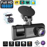 Enregistreur de conduite voiture A1 HD vidéo à 3 lentilles avec vision nocturne, caméra de recul, A1