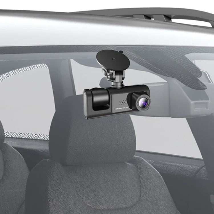 Enregistreur de conduite voiture A1 HD vidéo à 3 lentilles avec vision nocturne, caméra de recul, A1