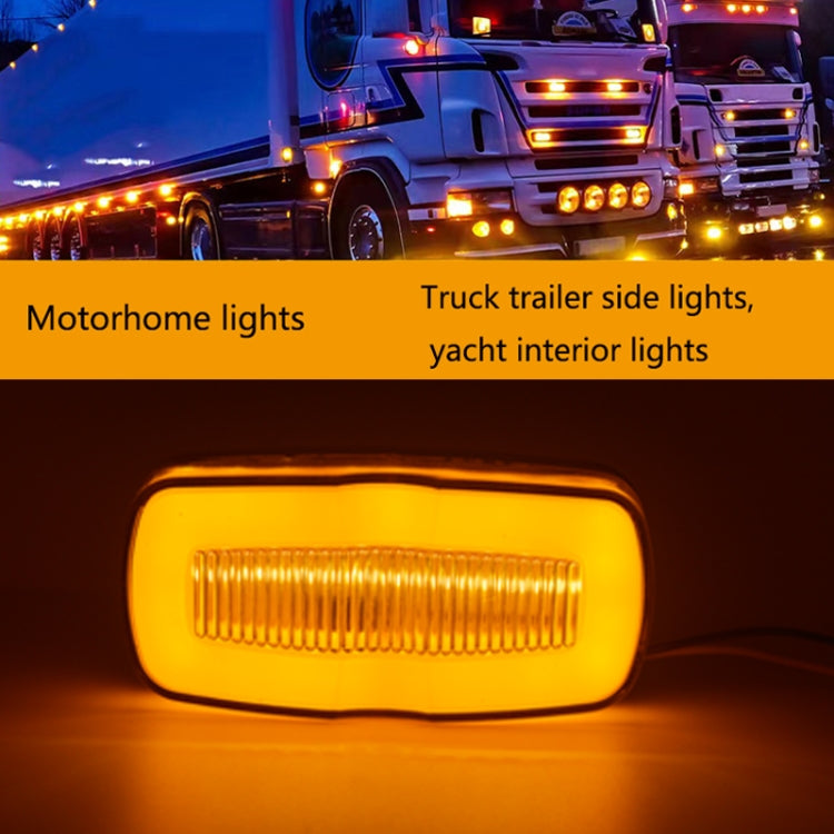 2 PCS MK-190 Truck LED Side Marker Light, MK-190 (Red Light), MK-190 (White Light)
