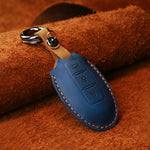 For Nissan Car Cowhide Leather Key Protective Cover Key Case, Three Keys Tailgate Version, For Nissan, Three Keys Tailgate Version