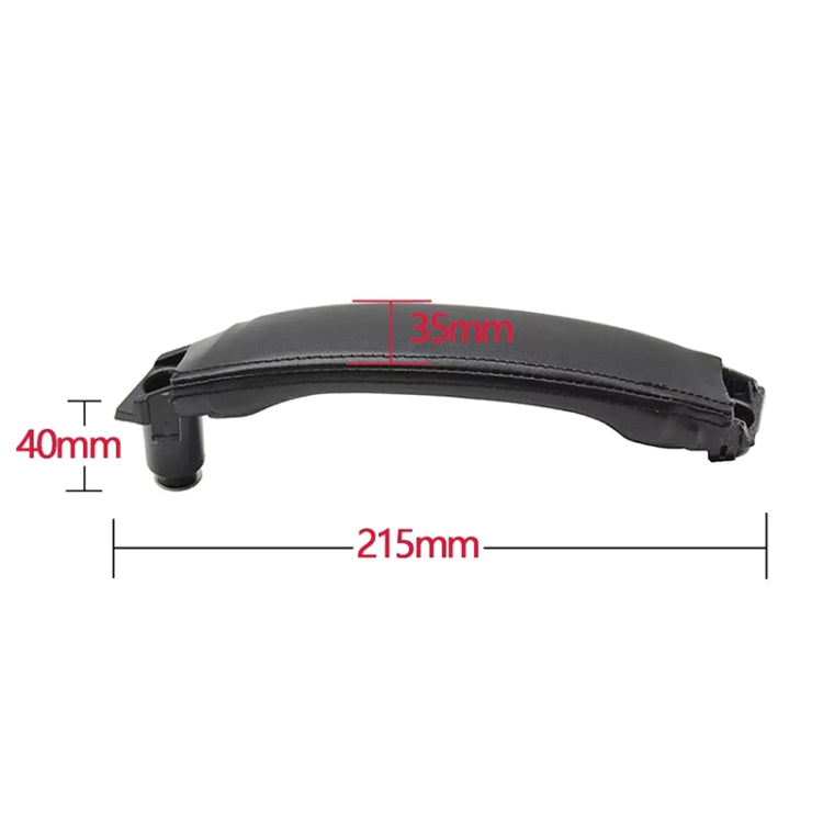 For Land Rover Discovery 2015-2019 Car Frosted Inside Door Left Handle LR076163, Left and Right  Driving, Frosted Left Handle