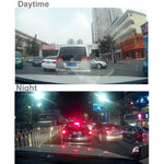 Enregistreur de conduite voiture avec double caméra avant et arrière F9, vision nocturne infrarouge HD, avant et arrière