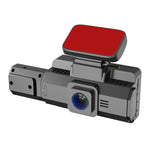 F9 Caméra Double Avant et Intérieure pour Voiture, Enregistreur de Conduite de Voiture HD avec Vision Nocturne Infrarouge, Caméra Avant et Intérieure