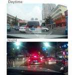 F9 Caméra Double Avant et Intérieure pour Voiture, Enregistreur de Conduite de Voiture HD avec Vision Nocturne Infrarouge, Caméra Avant et Intérieure