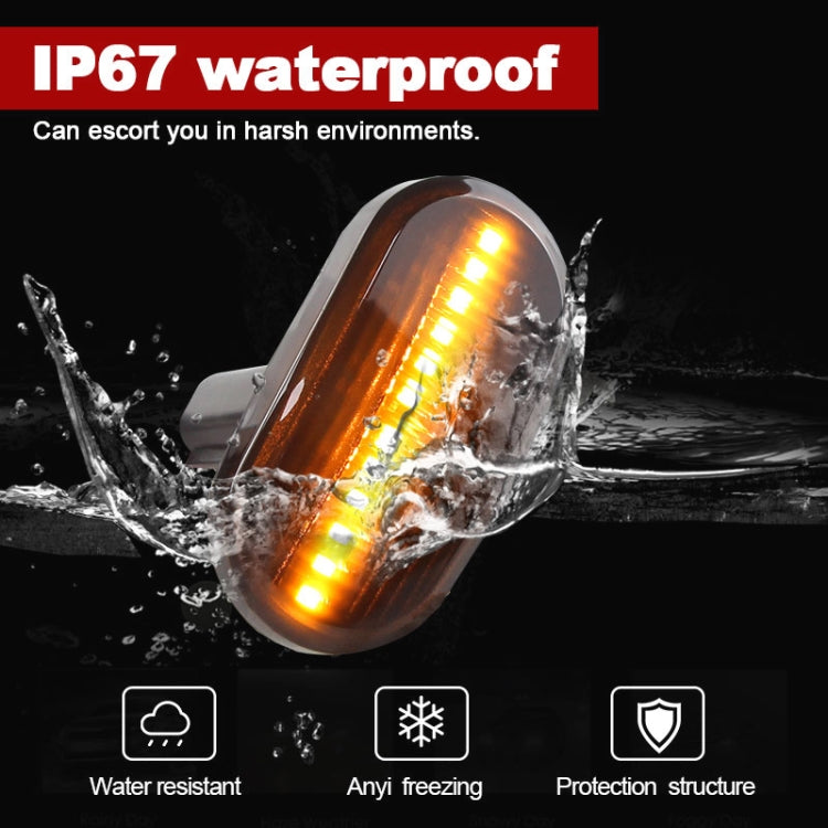 2pcs For Suzuki Jimny JB64W 2018/07- Car Dynamic LED Fender Side Light, For Suzuki Jimny JB64W 2018/07- (Transparent), For Suzuki Jimny JB64W 2018/07- (Transparent Black)