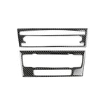Carbon Fiber Car Central Control CD Panel Decorative Sticker for BMW E90 / E92 2005-2012, Non Navigation with Hole, CD Panel(Non Navigation with Hole)
