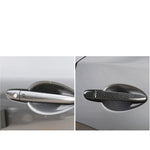 One Set Car Carbon Fiber Outside Door Handle without Smart Hole Decorative Sticker for Mazda CX-5 2017-2018, Right Drive, Outside Door Handle without Smart Hole, Right Drive