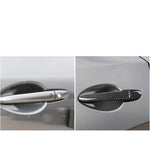 One Set Car Carbon Fiber Outside Door Handle without Smart Hole Decorative Sticker for Mazda CX-5 2017-2018, Left Drive, Outside Door Handle without Smart Hole, Left Drive