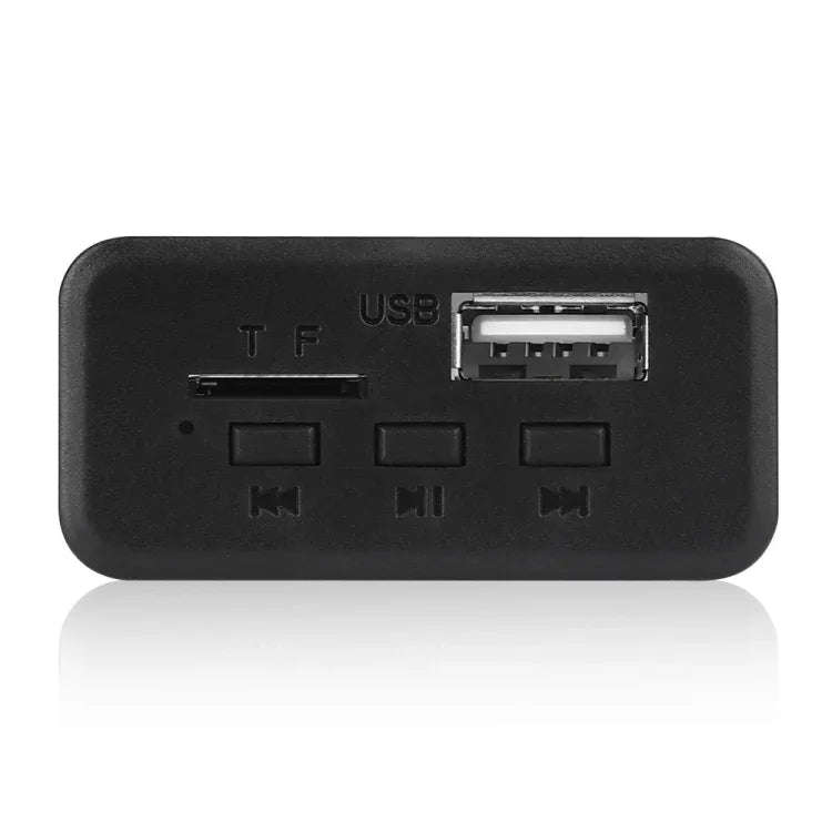 Carte décodeur audio MP3 12V pour voiture avec radio FM, carte TF, USB, AUX et Bluetooth, 38, 38 (blanc)