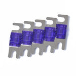 5 PCS Car Audio AFS Mini ANL 100Amp Fuse Nicked Plated, 100Amp