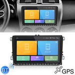 CKVW92 Lecteur MP5 de voiture Android 6.0 2 DIN HD 9 pouces avec navigation GPS, multimédia, Bluetooth, radio stéréo pour Volkswagen, prend en charge la FM et la fonction Mirror Link, version carte Europe, version carte Europe