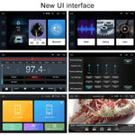 CKVW92 Lecteur MP5 de voiture Android 6.0 2 DIN HD 9 pouces avec navigation GPS, multimédia, Bluetooth, radio stéréo pour Volkswagen, prend en charge la FM et la fonction Mirror Link, version carte Europe, version carte Europe