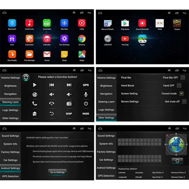CKVW92 Lecteur MP5 de voiture Android 6.0 2 DIN HD 9 pouces avec navigation GPS, multimédia, Bluetooth, radio stéréo pour Volkswagen, prend en charge la FM et la fonction Mirror Link, version carte Europe, version carte Europe
