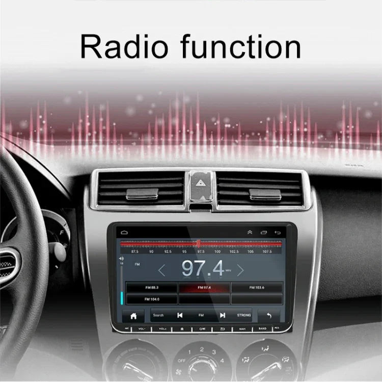 CKVW92 Lecteur MP5 de voiture Android 6.0 2 DIN HD 9 pouces avec navigation GPS, multimédia, Bluetooth, radio stéréo pour Volkswagen, prend en charge la FM et la fonction Mirror Link, version carte Europe, version carte Europe