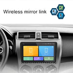CKVW92 Lecteur MP5 de voiture Android 6.0 2 DIN HD 9 pouces avec navigation GPS, multimédia, Bluetooth, radio stéréo pour Volkswagen, prend en charge la FM et la fonction Mirror Link, version carte Europe, version carte Europe