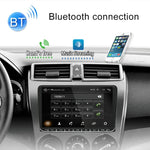 CKVW92 Lecteur MP5 de voiture Android 6.0 2 DIN HD 9 pouces avec navigation GPS, multimédia, Bluetooth, radio stéréo pour Volkswagen, prend en charge la FM et la fonction Mirror Link, version carte Europe, version carte Europe